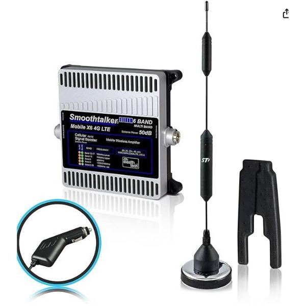 Smoothtalker 4G LTE Mobile Signal Booster Kit Model BBUX659X