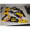 Image 1 : Stanley Hand Tools Set Including Tapes, Squares, Chisels, and Saw