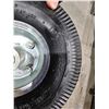 Image 3 : Lot of 5 Pneumatic Wheels and Tires – Various Sizes and Specifications – See photo