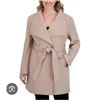Image 1 : DKNY Women’s XS Taupe Belted Coat