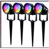 Image 1 : Smart RGB LED Landscape Light with Bluetooth and Timer Compatibility – 4 per pack