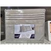 Image 3 : Comfy Bamboo World Celeste 9900 Series King 4-Piece Sheet Set Grey