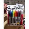 Image 2 : Sharpie Permanent Marker Set, Fine Tip, Assorted Colors, 8-Count (Lot of 4)