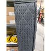Image 2 : Twin-Size Quilted Mattress with Gray Pattern Design