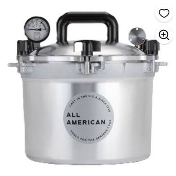 All American 10.5 Quart Model 910 Aluminum Pressure Canner/Cooker