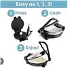Image 1 : CucinaPro 1443 Tortilla and Flatbread Maker with 10-Inch Cooking Surface