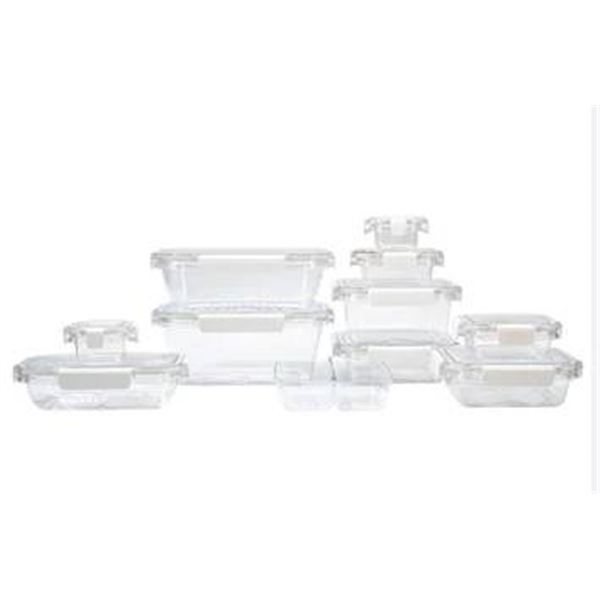 SnapLock 22-Piece Clear Food Storage Set