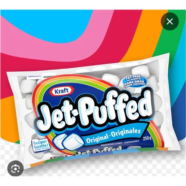 Kraft Jet-Puffed Marshmallows 24-Pack of 250g Units