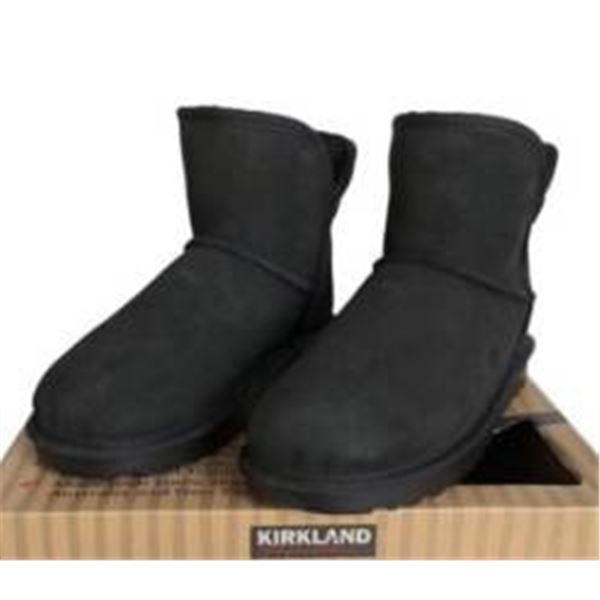 Kirkland Signature Black Boots, Size 9 US/CA