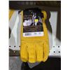 Image 2 : Wells Lamont Crazy Horse Leather Work Gloves Style 958M, Size Large (L)