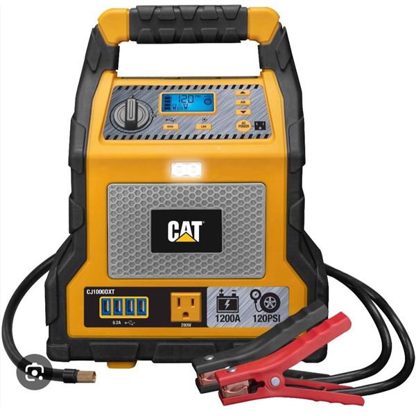CAT CJ1000DXT Power Station with Jumpstarter and Compressor
