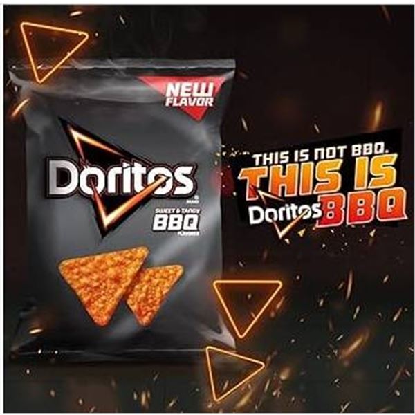 Doritos Sweet and Tangy BBQ Tortilla Chips (32 Bags, 67g Each)