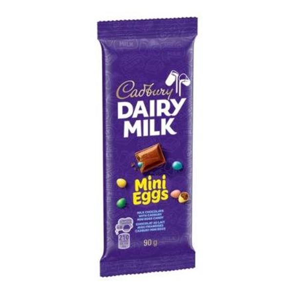 Cadbury Dairy Milk Mini Eggs Bars, 15 x 90g, Chocolate Candy