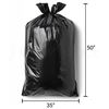 Image 1 : Black 35 x 50 Strength Plastic Bags – Pack of 125
