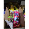 Image 2 : Assorted Snack Lot Including Nerds Rope and Lay’s Chips