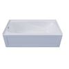 Image 1 : Mirolin Phoenix 60 x 30-in White Acrylic Skirted Bathtub