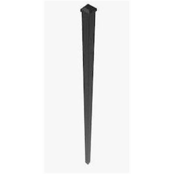 Lot of 5 Barrette Outdoor Living 2x2x94-Inch Blank Steel Post