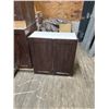 Image 3 : Dark Wood 6 Piece Kitchen Cabinet Set