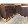 Image 5 : Dark Wood 6 Piece Kitchen Cabinet Set