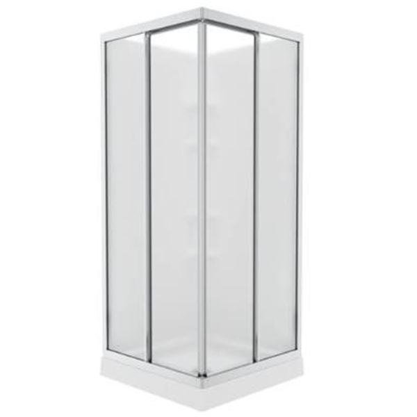 Maax Mediterranean III Shower Kit 32x32x74 with Polystyrene Walls