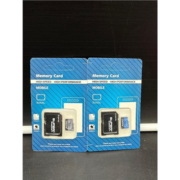 Lot of 2 -1024GB Micro SD memory cards with adapter