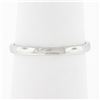 14K White Gold 1.9mm Domed Polished Plain w/ Notch Stackable Wedding Band Ring