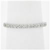 Image 9 : Solid 18k White Gold .59 ctw Round Brilliant Prong Set Diamond Eternity Band Rin