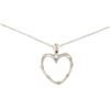 14kt WG Heart Pendant with chain