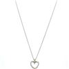 Image 6 : 14kt WG Heart Pendant with chain
