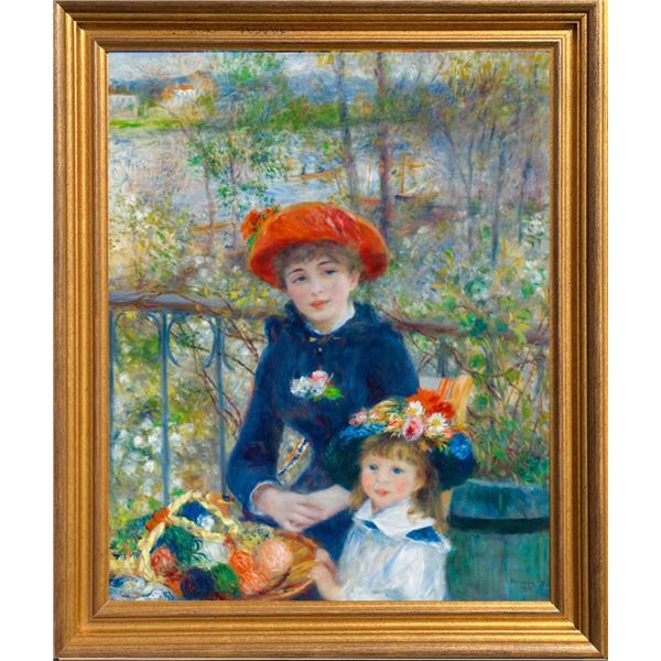 The Two Sisters, On The Terrace By Renoir