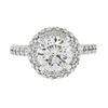 Image 5 : 18k White Gold Tacori GIA Round Diamond 2.51 ctw Engagement Ring Style HT 2522 R