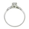 Image 8 : Antique Art Deco Platinum .34 ctw Round Diamond w/ Accents Promise Engagement Ri