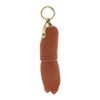 Image 3 : Vintage 10k Rosy Yellow Gold Orange Carved Coral Figa Hand Charm Pendant