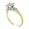 Image 8 : Mid Century 14K TT Gold 0.52 ctw Old European Diamond Three Stone Engagement Rin