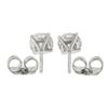 Image 3 : NEW Platinum 1.02 ctw GIA Round Brilliant Diamond Martini 4 Prong Stud Earrings