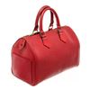 Image 2 : Louis Vuitton Red Epi Leather Speedy 25 Satchel Bag