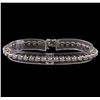 14KT White Gold 3.02 ctw Diamond Tennis Bracelet