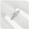 Image 3 : Vintage 14k White Gold .45 ctw Old Cut Diamond Solitaire Engagement Promise Ring