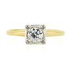 Image 4 : Vintage 14k TT Gold 0.56 ctw Old European Prong Diamond Solitaire Engagement Rin