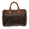 Louis Vuitton Brown Monogram Leather Speedy 30 Satchel Bag