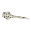 Image 6 : Antique Art Deco 18k White Gold 0.26 ctw Old European Cut Diamond Solitaire Ring