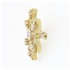Image 5 : Antique Victorian 18k Gold 1.97 ctw Old European Diamond Swirl Flower Pin Brooch