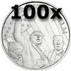 Image 1 : Donald Trump Mugshot Fine Silver Coin BUNDLE (100)