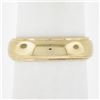 Image 6 : Tiffany & Co. 14k Gold 5.3mm Wide Domed Polished Stackable Wedding Band Ring