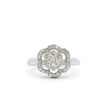 18kt WG Diamond Cluster Flower Ring (SM)