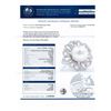 Image 4 : 13mm White South Sea Cultured Pearl and 1.46 ctw Diamond Platinum Ring (GIA CERT