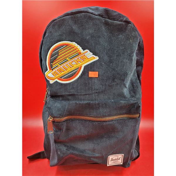 Corduroy Herschel x Canucks Backpack