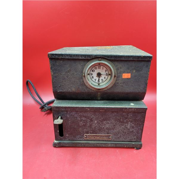 VTG International Time Recording Punch Clock