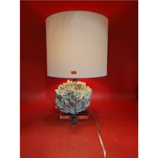 Faux Coral Table Lamp