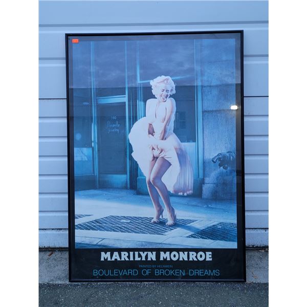 Framed Marilyn Monroe Poster